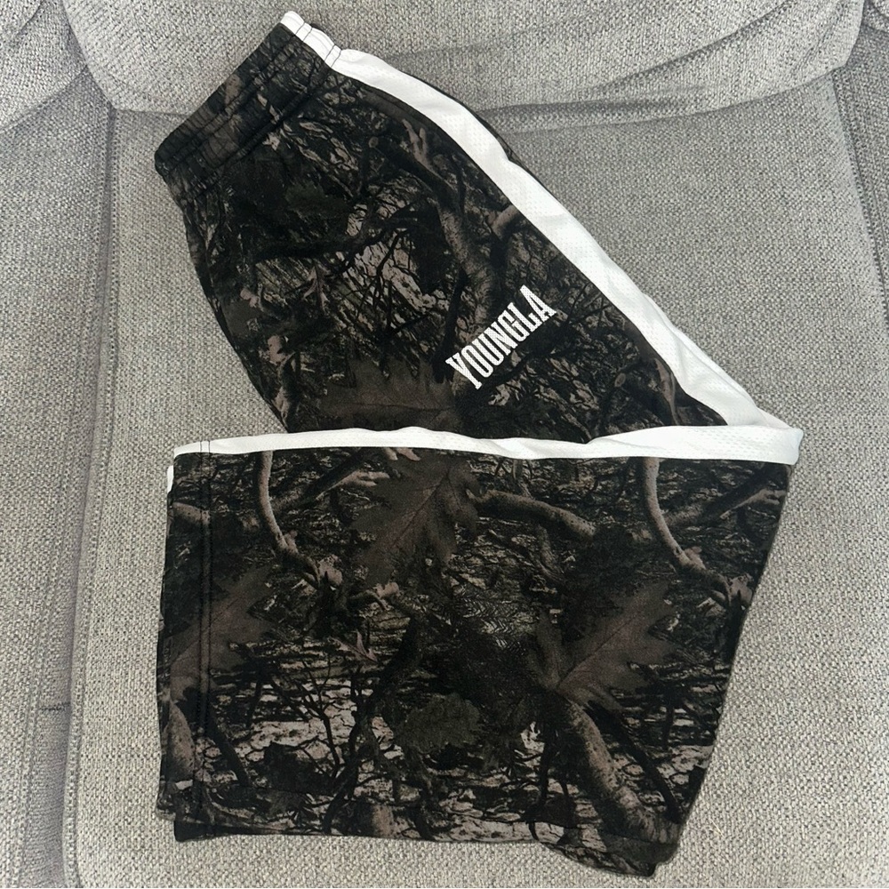 YoungLA Dark Tree Camo 2115 Timeless Sweats NEW WITH TAGS